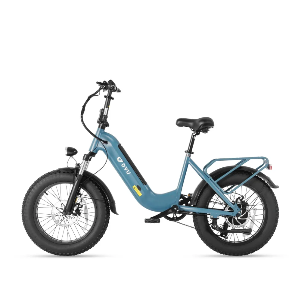 Bicicleta eléctrica con neumáticos gruesos DYU FF500 de 20 pulgadas - Imagen 2