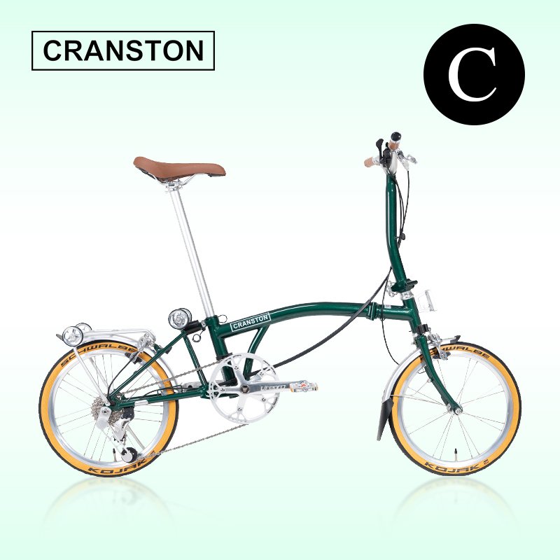 Bicicleta plegable Cranston CR7 Max de 16”
