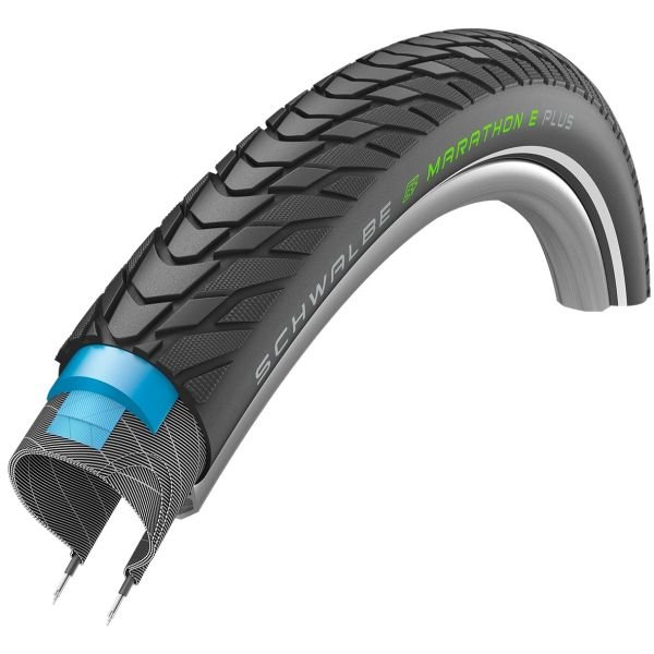 Schwalbe Marathon E-Plus Performance Line 27,5 x 2,00" / 50-584 mm negro con cinta reflectante