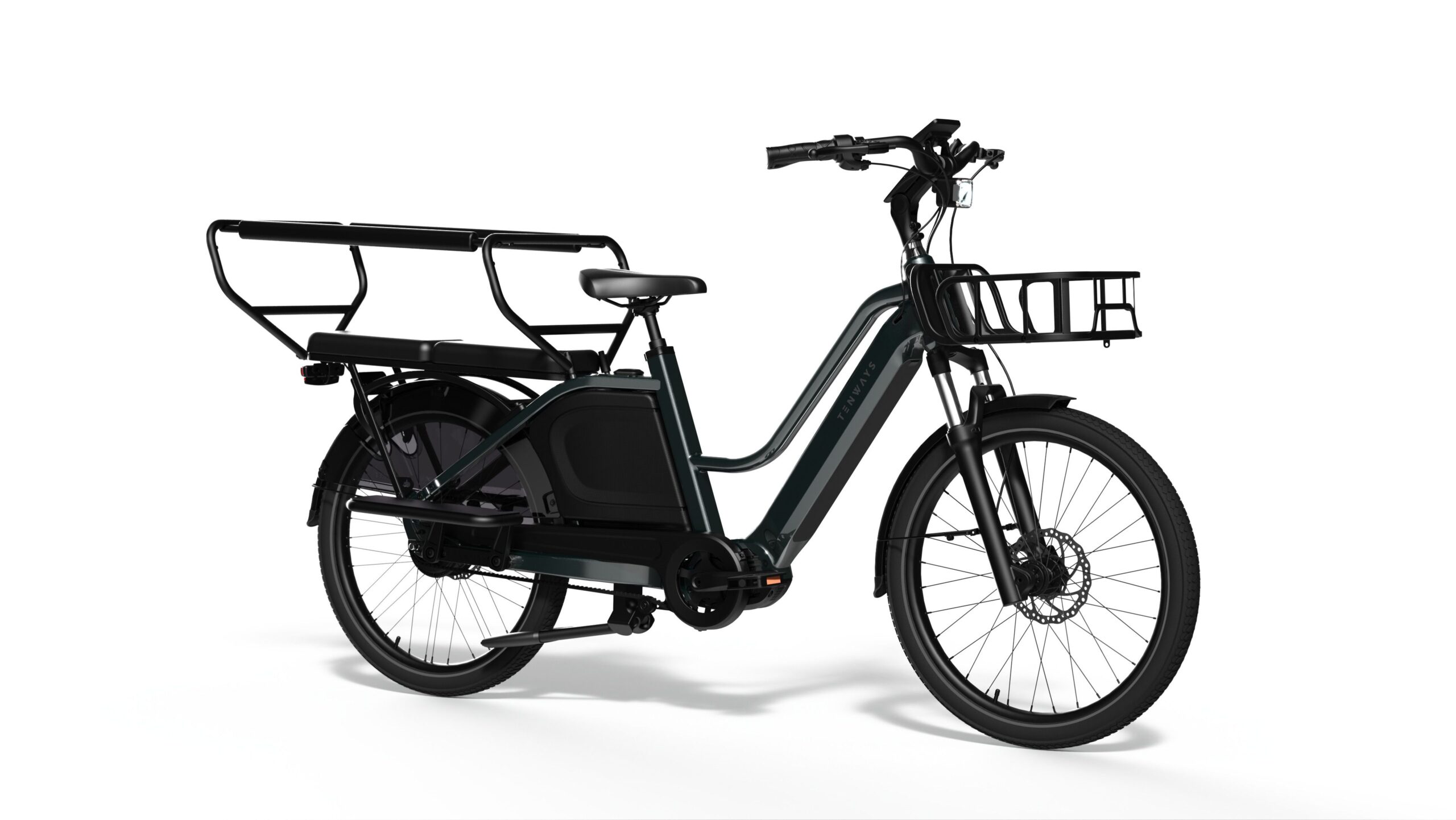 Bicicleta eléctrica de carga Tenways Longtail Dúo 3 Bicicleta eléctrica de carga Tenways Longtail Dúo - Imagen 3