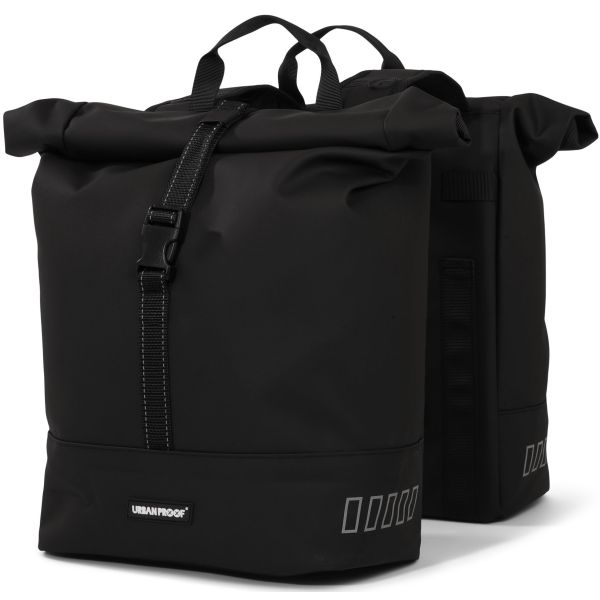 Bolsa doble para bicicleta reciclada Urban Proof Rolltop 38 litros