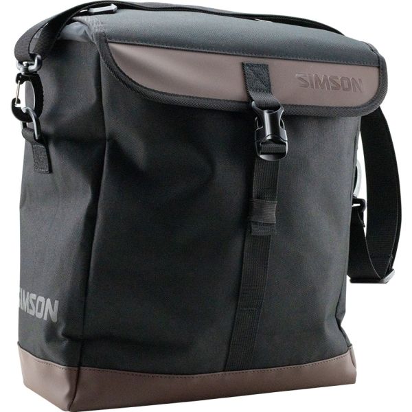 Bolsa individual para bicicleta Simson Urban de 15 litros - negro noche